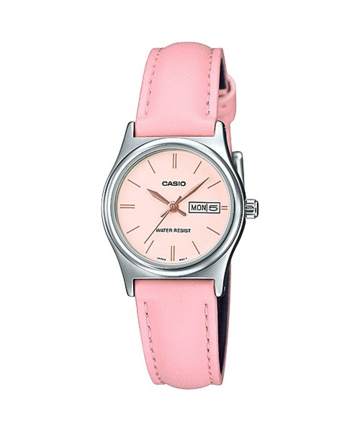 Casio LTP-V006L-4B Watch - Elegant Women's Analog Timepiece in Pink