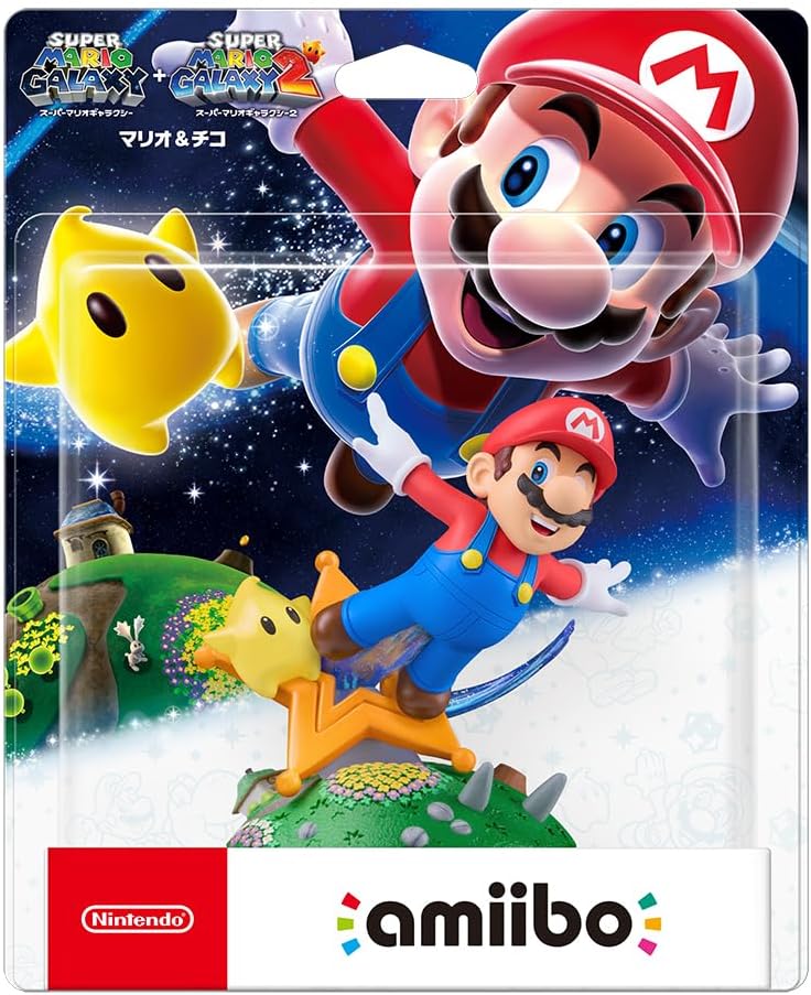 Nintendo Amiibo Super Mario Galaxy 1+2 : Mario and Lumas