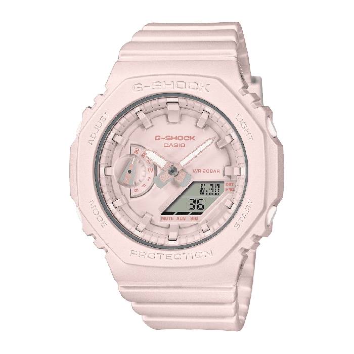 Casio GMA-S2100BA-4A Women's Analog-Digital Watch Pink Resin Band