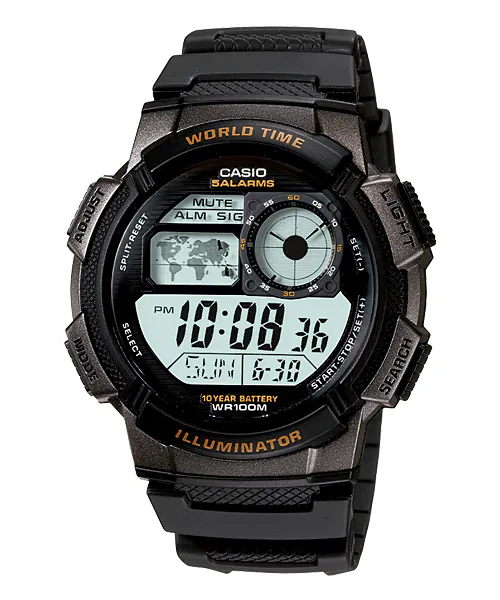 Casio AE-1000W-1A Digital Watch - Reliable
