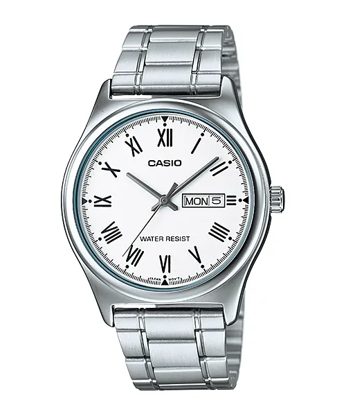 Casio LTP-V006D-7B Watch - Stylish Women's Analog Timepiece in White