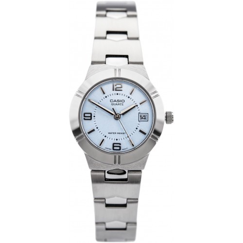 Casio LTP-1241D-2A Watch - Chic Women's Timepiece with Blue Dial Design