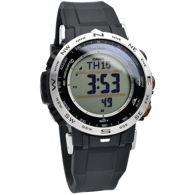 Casio PRW-30-1A Watch - Advanced Multi-Band Solar with Triple Sensor