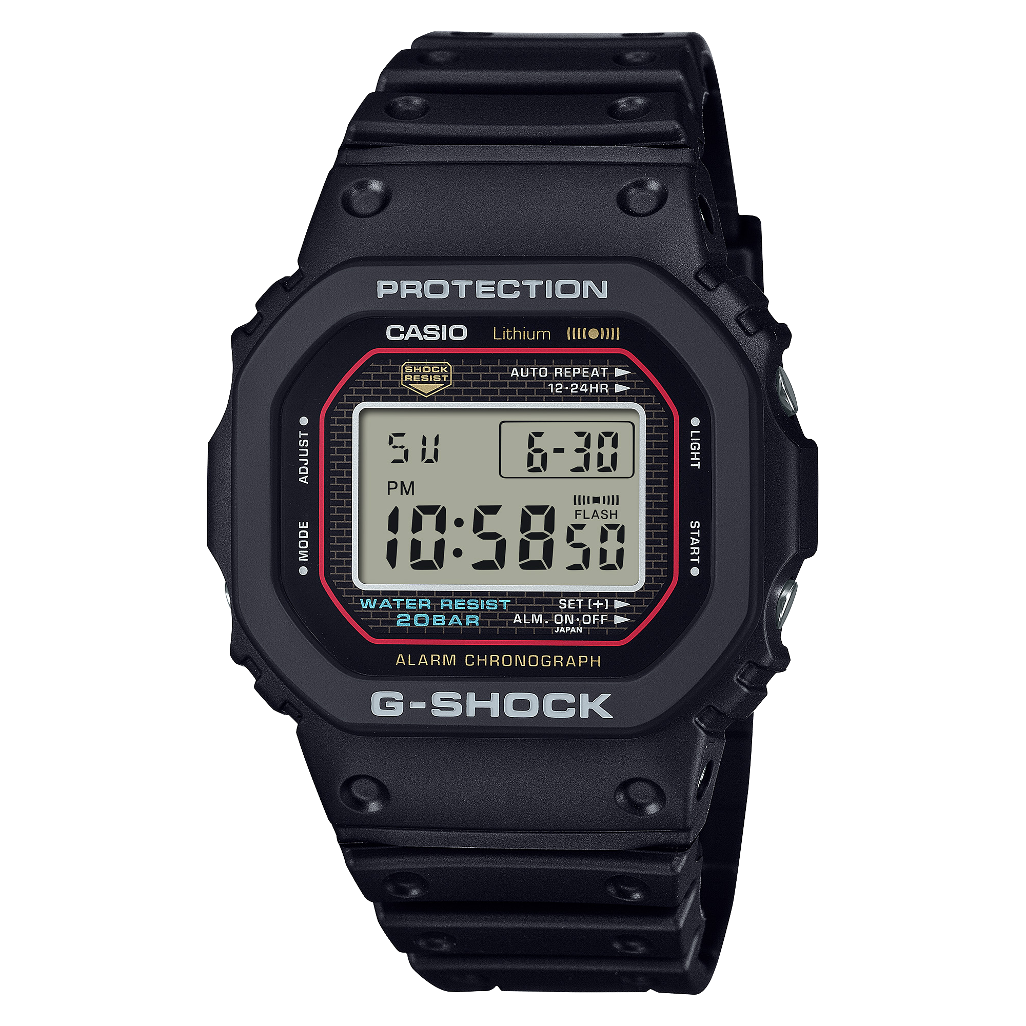 Casio DW-5000R-1A Men's G-Shock - Original Design