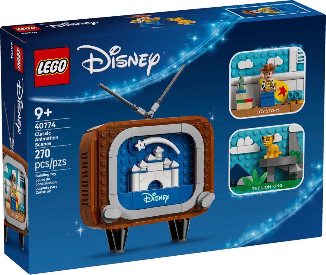 LEGO 40774 Disney Classic Animation Scenes Toy Story Woody Lion King Simba