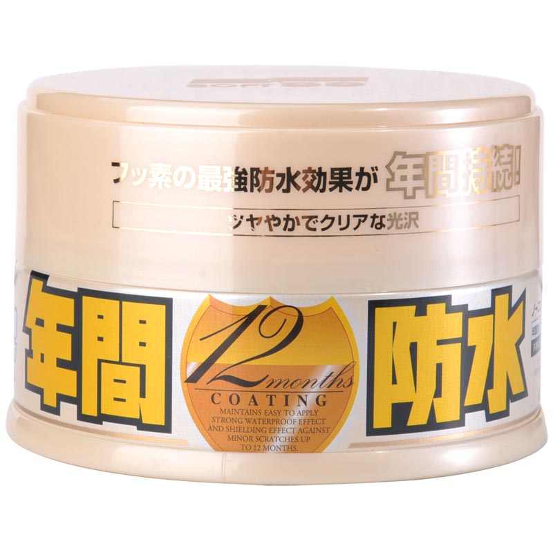 SOFT99 Glaco 00298 Fusso Coat 12 Months Wax Light Color For Automotive 200g