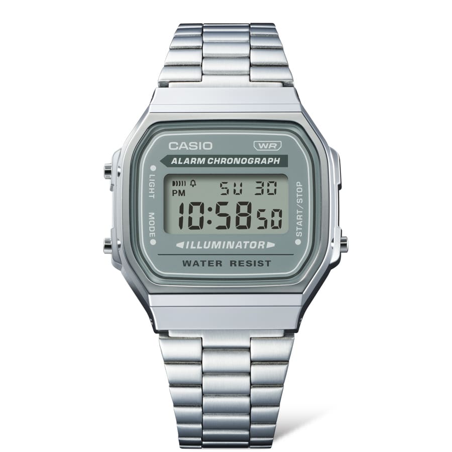 Casio A168WA-3A Digital Watch - Classic Analog Look