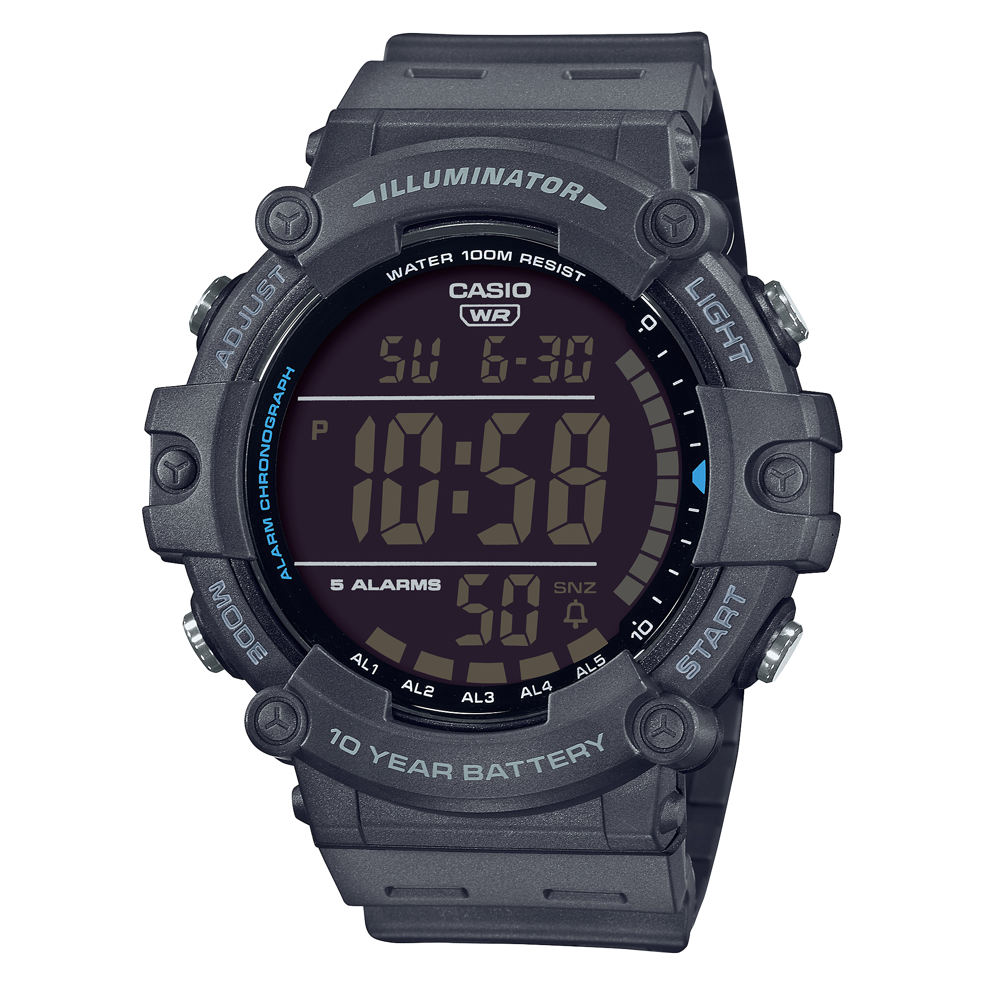 Casio AE-1500WH-8B Digital Watch - Functional & Sleek