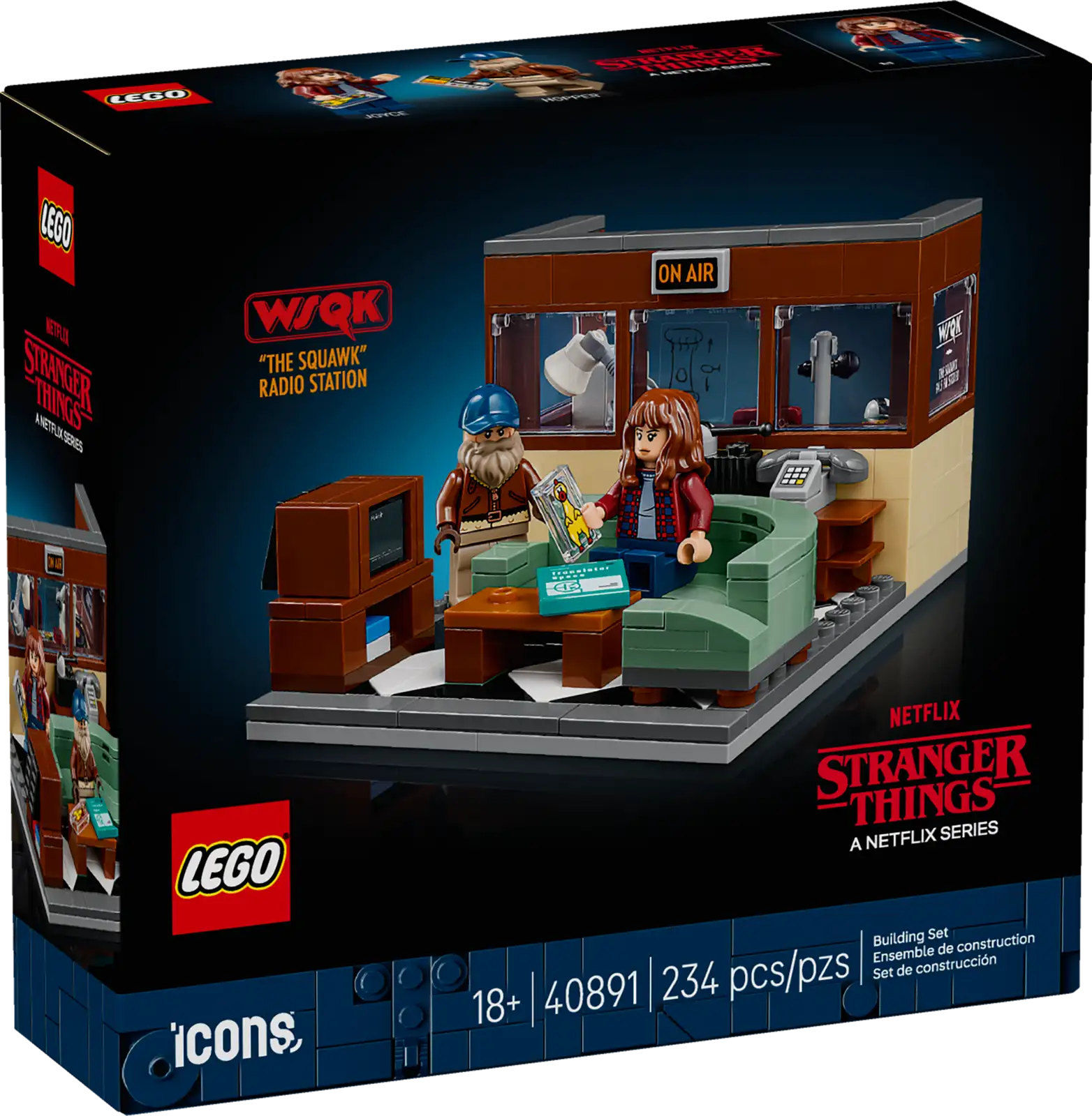 LEGO 40891 Icons Stranger Things WSQK Radio Station