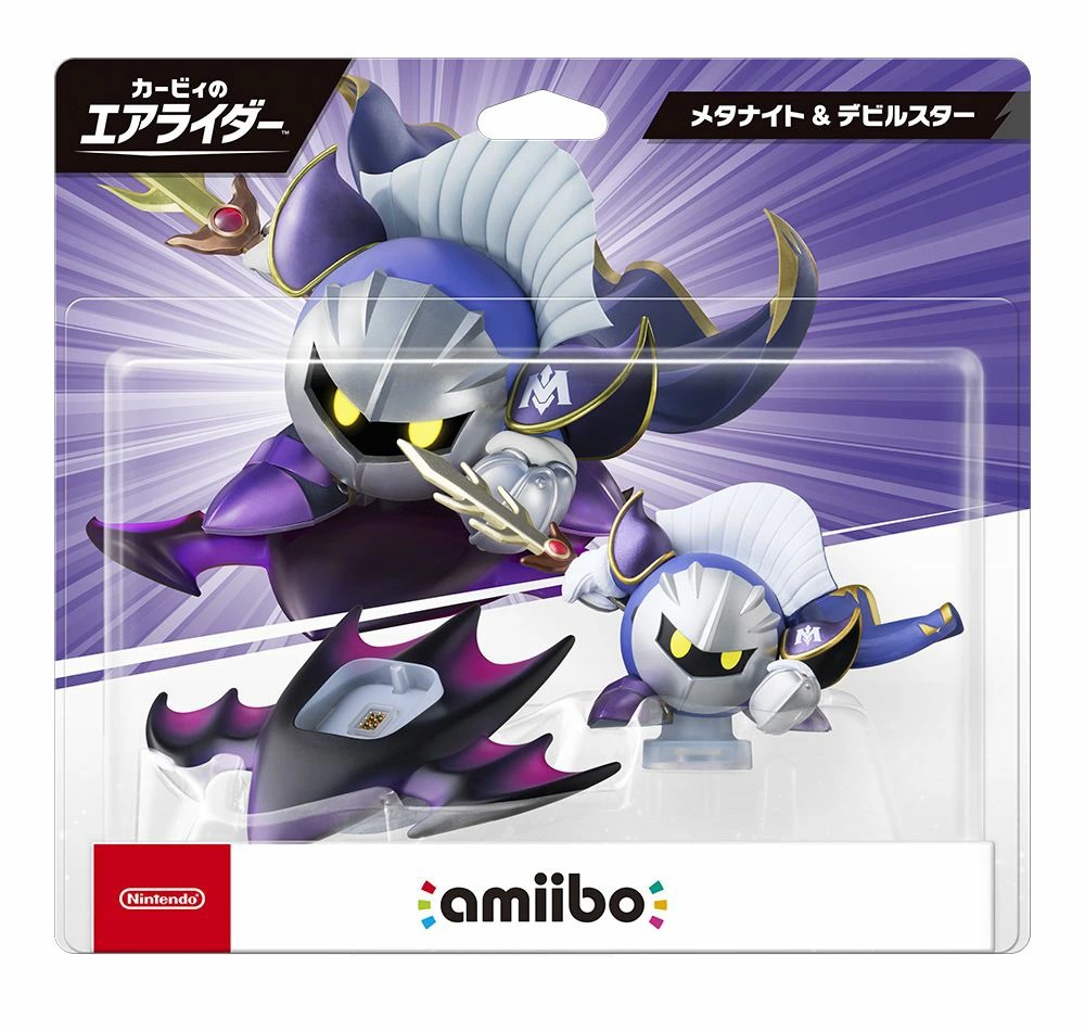 Nintendo Amiibo Kirby Air Riders Meta Knight & Devil Star