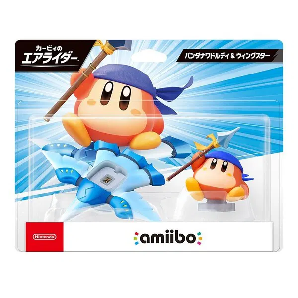 Nintendo Amiibo Kirby Air Riders Banda Waddle Dee & Winged Star