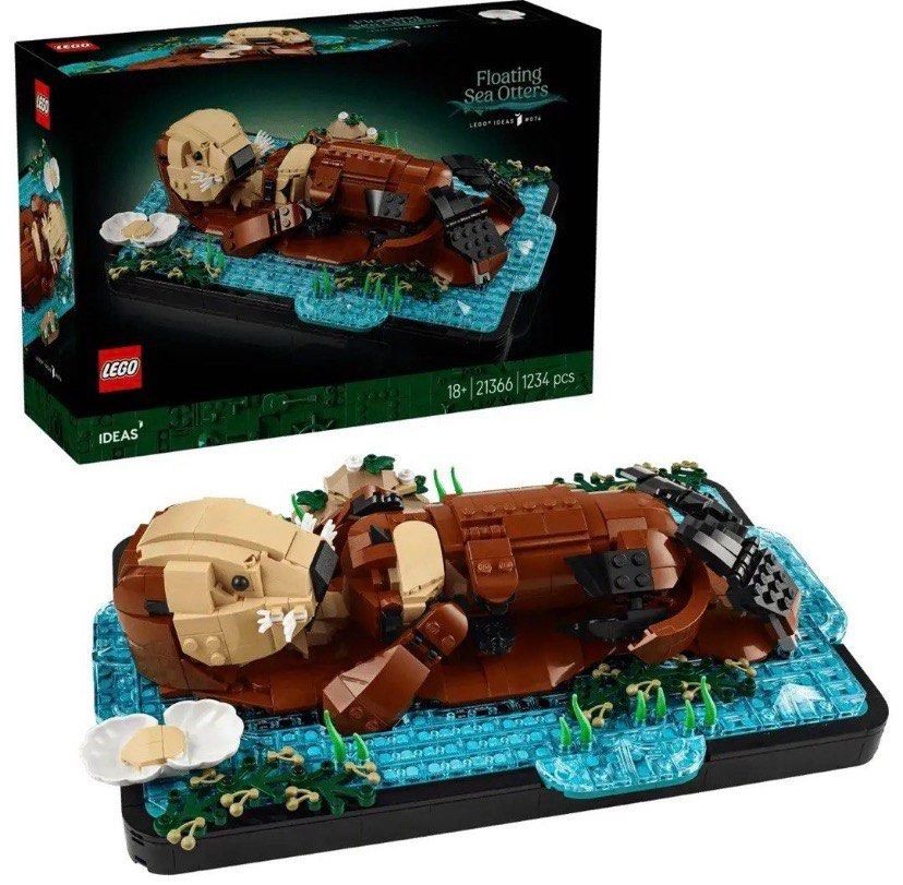 LEGO 21366 Ideas Floating Sea Otters