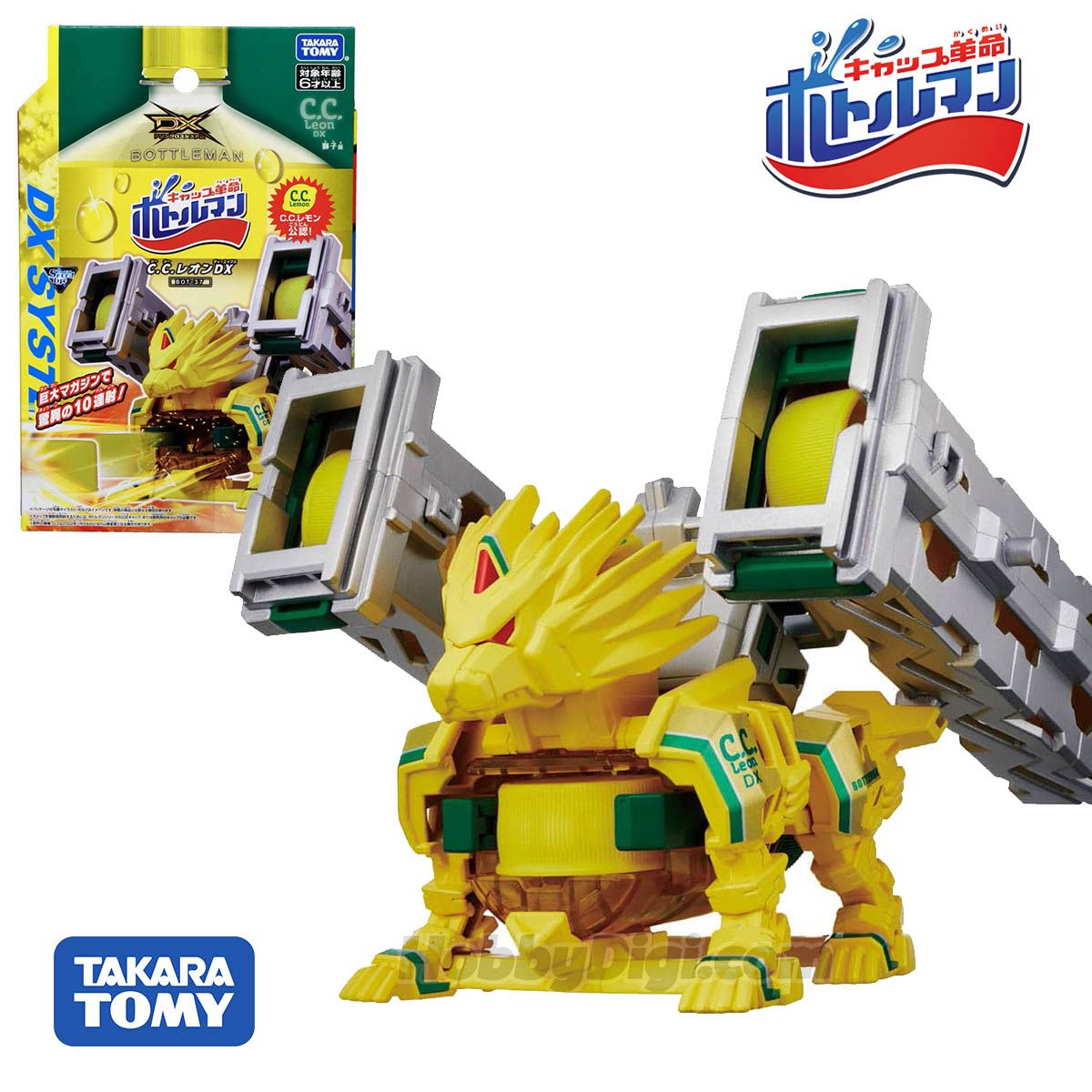 Takara Tomy Cap Revolution Bottleman - Starter BOT-37 C.C. Leon DX Ver.
