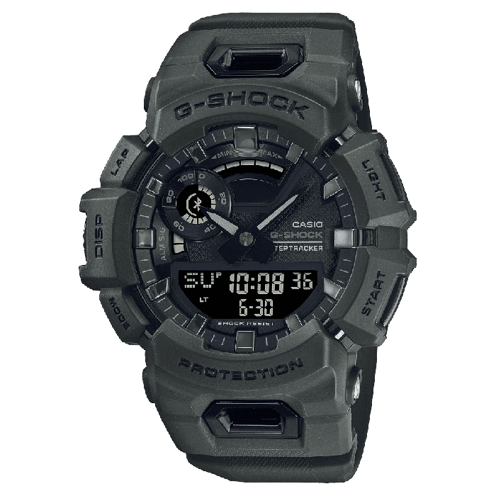 Casio GBA-900UU-3A Men's Bluetooth Digital Watch Green Resin Band & Features