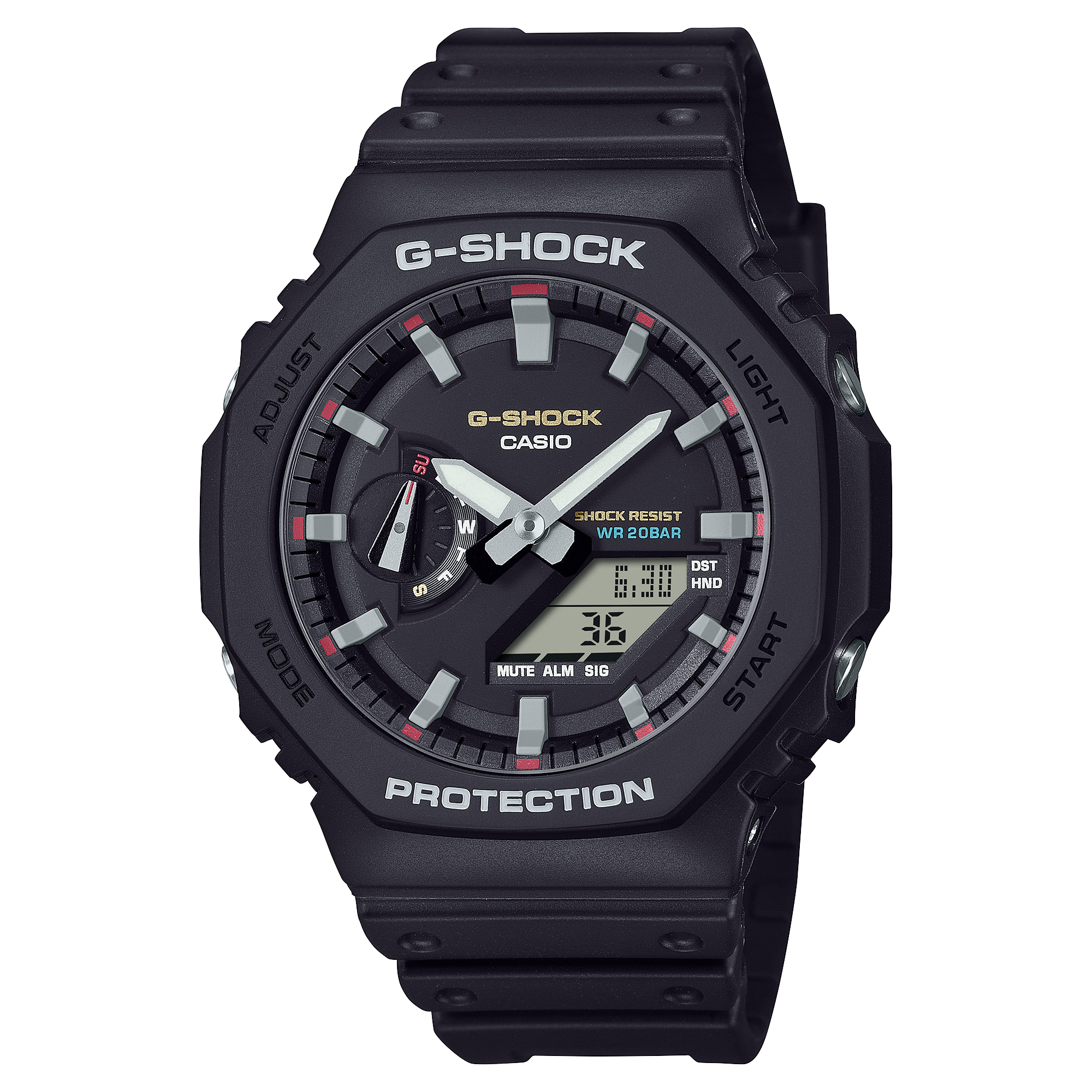 Casio GA-2100RL-1A Men's G-Shock - Bold Colors