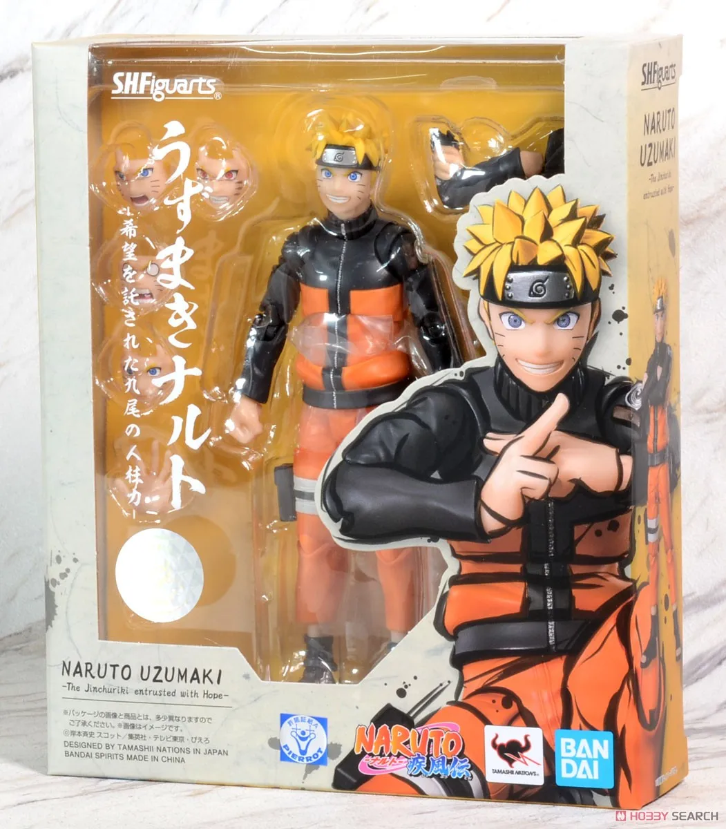 Bandai S.H.Figuarts Naruto Uzumaki -Jinchuuriki of the Nine-tail Entrusted with Hope- "NARUTO Shippuden"