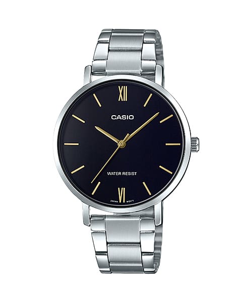 Casio LTP-VT01D-1B Women's Watch - Fashionable Black Analog for Everyday Wear
