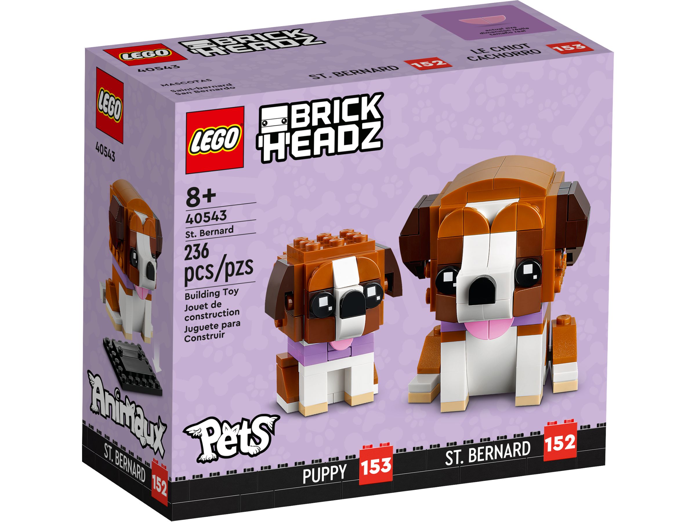 LEGO 40543 St. Bernard (Brickheadz)
