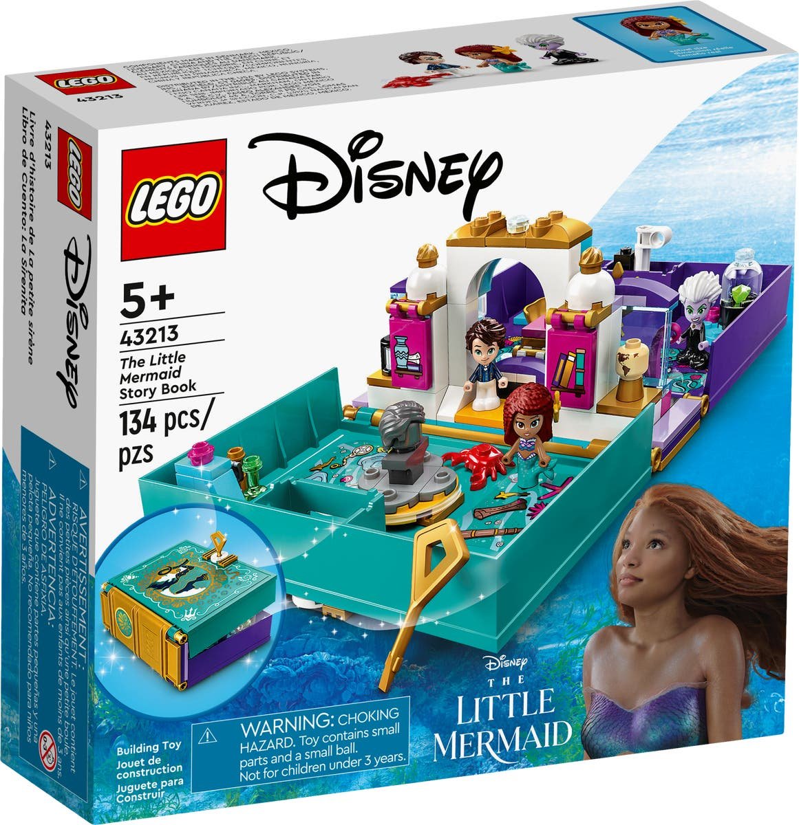 LEGO Disney Series 43213 The Little Mermaid Story Book