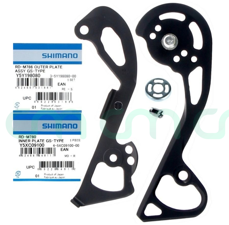 Shimano Deore XT RD-M786 M675 M780 M781 Outer&Inner Plate Assembly NIB(GS Type)