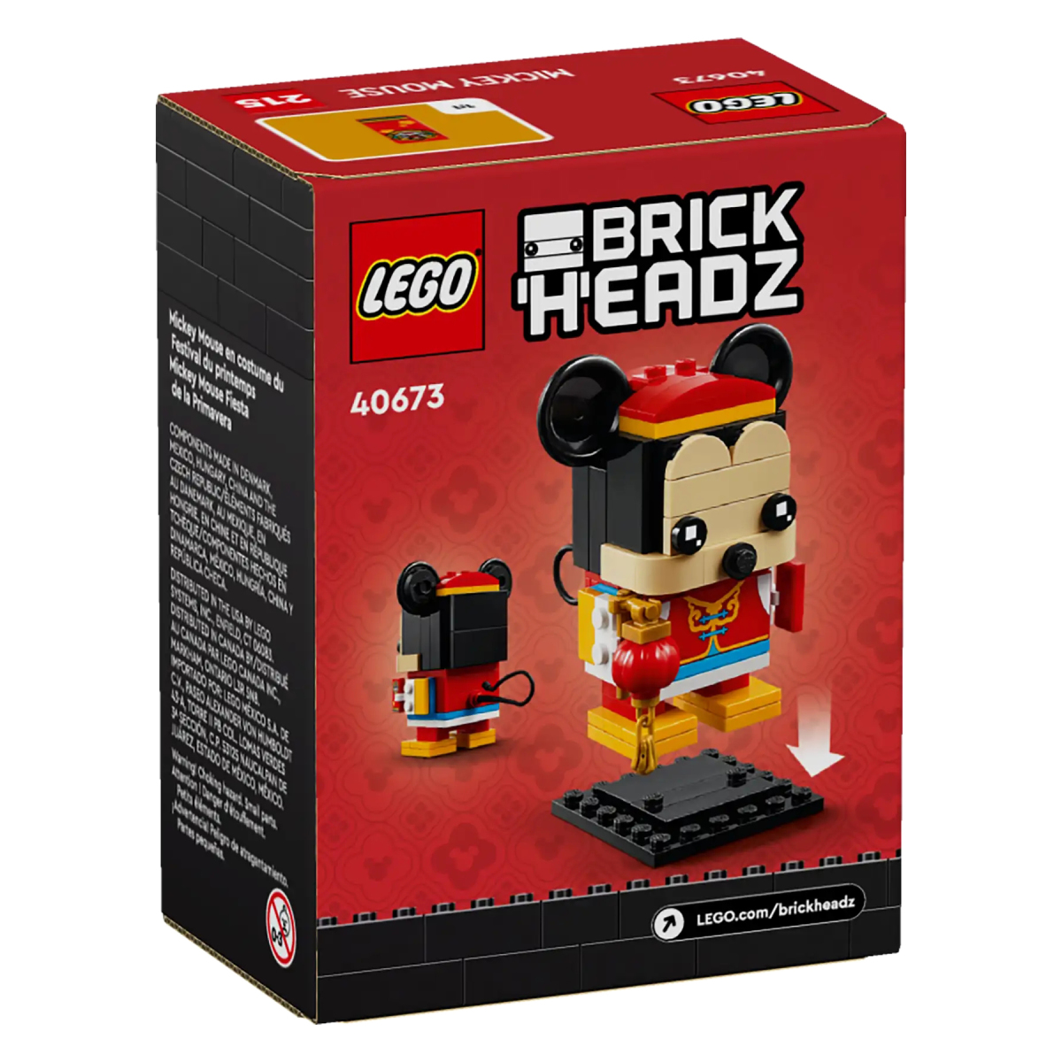LEGO BrickHeadz 40673 Spring Festival Mickey Mouse