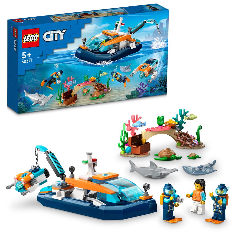 LEGO City Series 60377 City Explorer Diving Boat