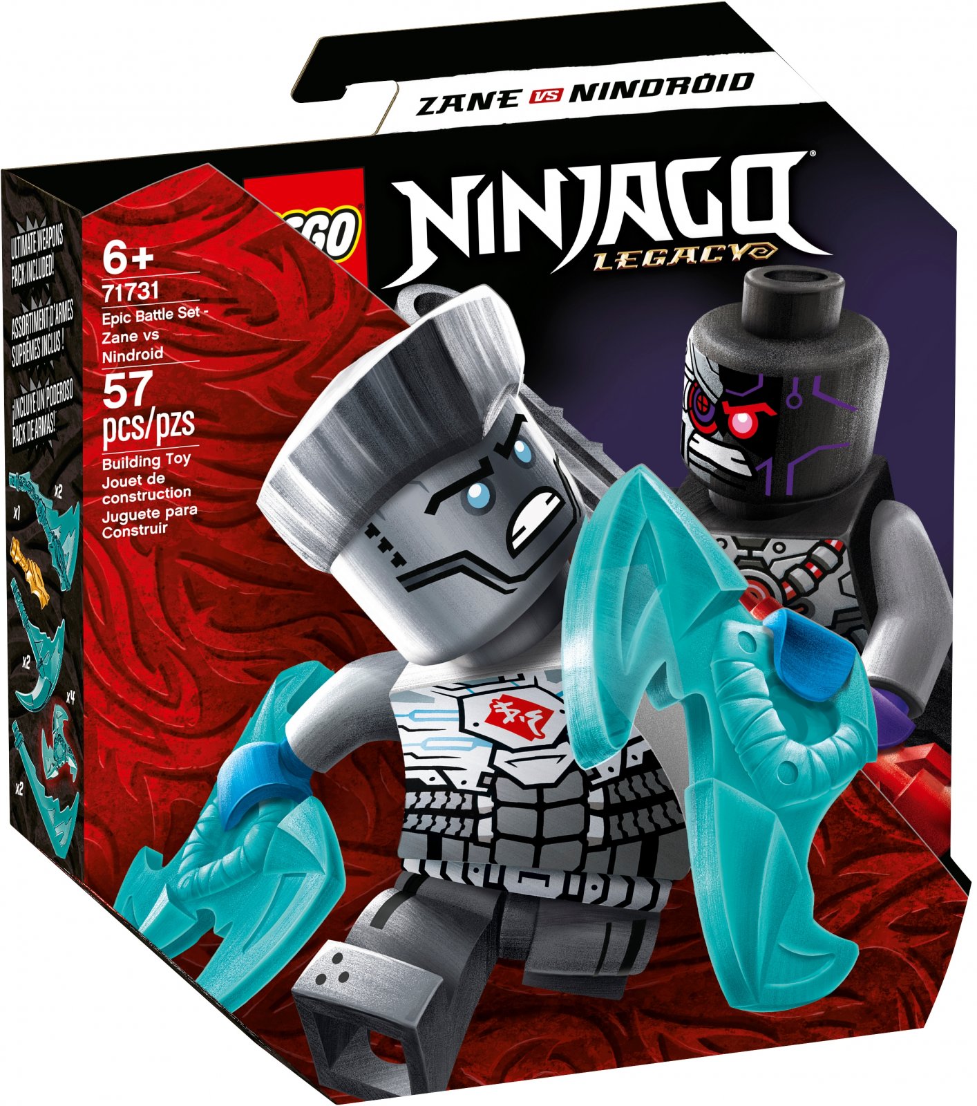 LEGO Ninjago Series 71731 Epic Battle Set - Zane vs. Nindroid