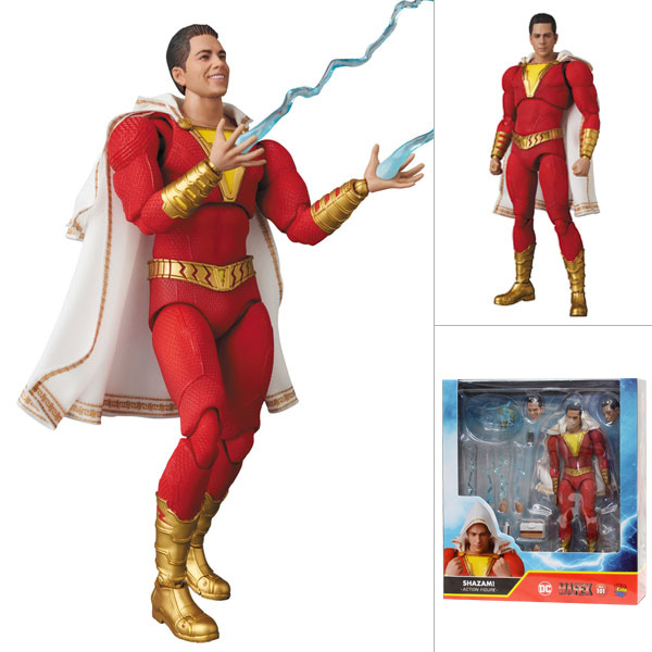 MAFEX シャザム Amazon.com: Medicom Toy Shazam (Fury of The Gods Ver.) MAFEX
