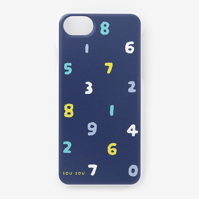SO-SU-U iPhone 6 6S 7 8 SE (second generation) Cover Case 4-color Prussian Blue (Yonmi this life) - Made in Japan