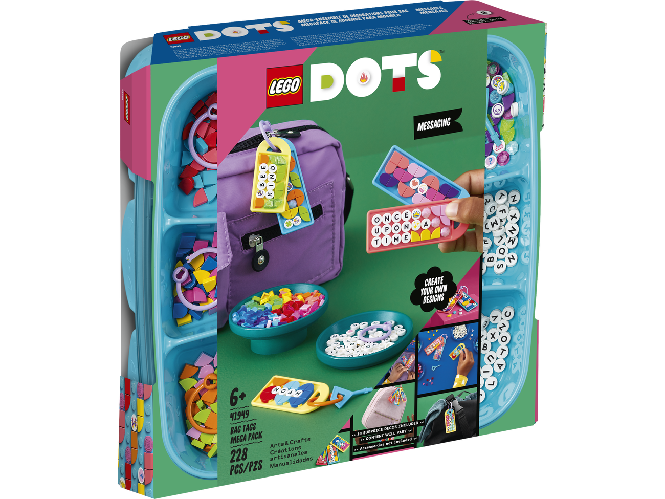 LEGO Dots Series 41949 Bag Tags Mega Pack - Messaging