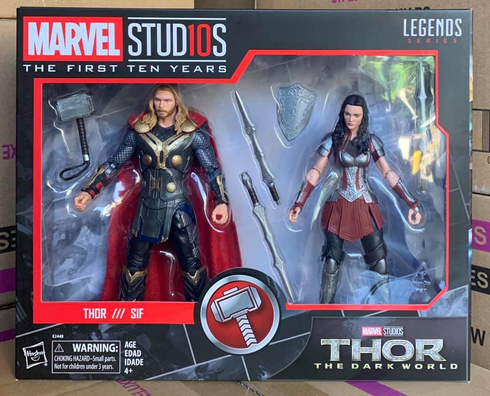 Hasbro MARVEL LEGENDS 10TH ANV5 [THOR & SIF] Action Figure 2-PACK Set in stock