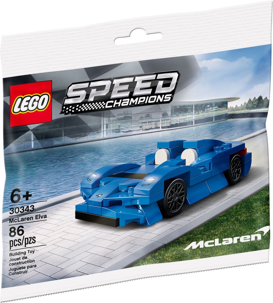 LEGO Speed Champion Series 30343 McLaren Elva Poly Bag
