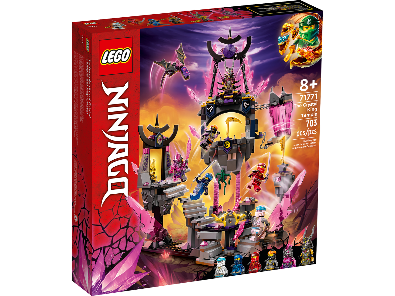 LEGO NINJAGO 71771 The Crystal King Temple