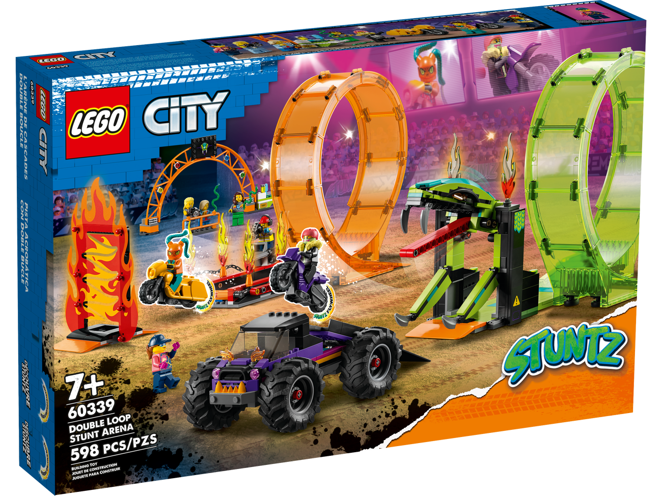 LEGO City 60339 Double Loop Stunt Arena