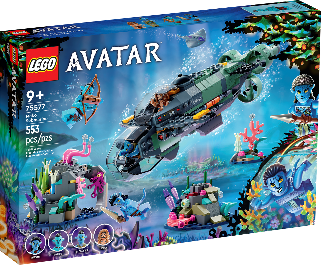 LEGO Avatar Series 75577 Mako Submarine​