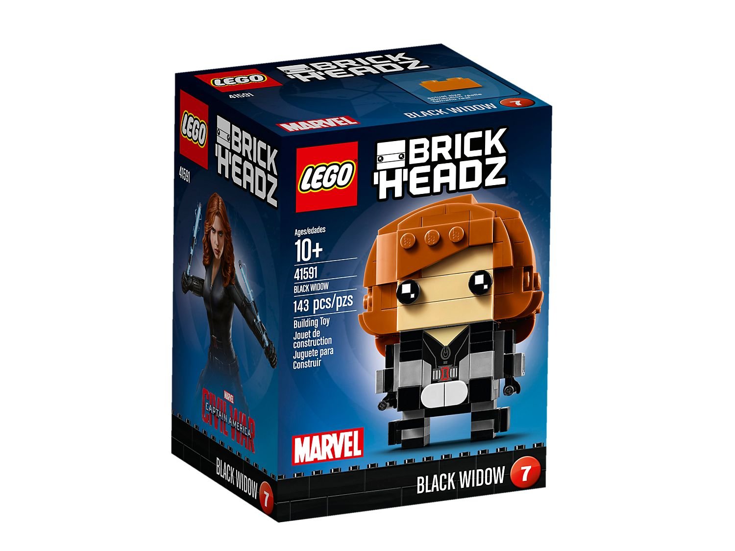 LEGO 41591 BrickHeadz Series Black Widow
