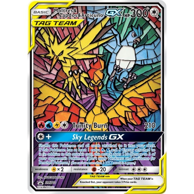 Pokémon gx moltres and zapdos and articuno single card
