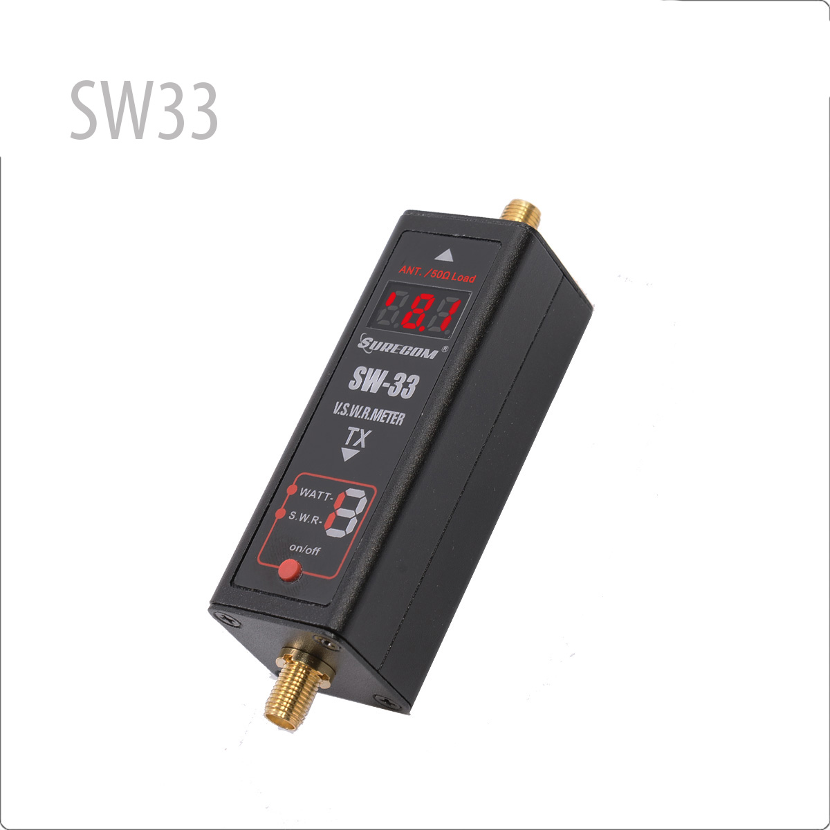 SW-33 Mark II 125-525 Mhz Mini Digital VHF/UHF Power & SWR METER_UK Location (Dropship)