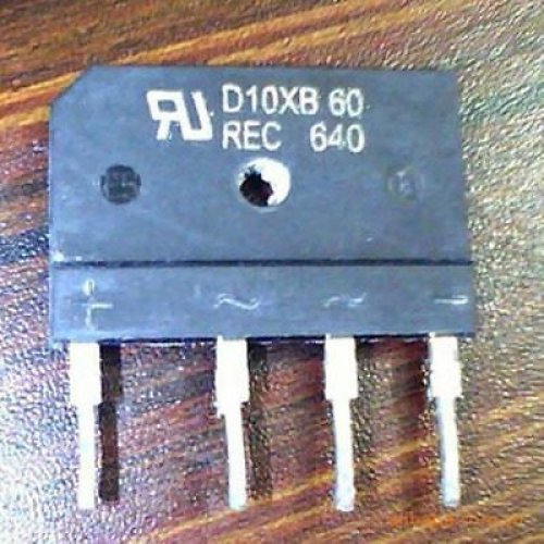 SHINDENG D10XB60 ZIP-4 General Purpose Rectifiers(600V 10A)