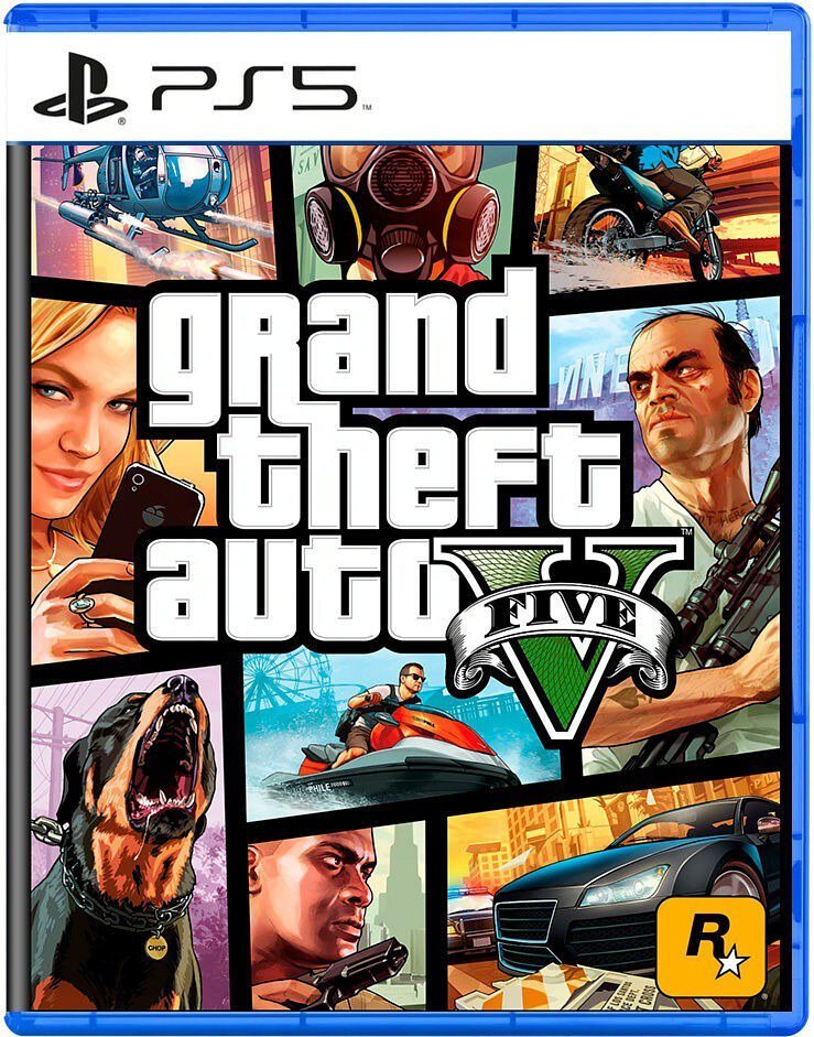 PlayStation 5 Game PS5 Grand Theft Auto V Chinese/English Version PS5-0201