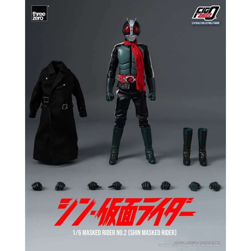 Threezero 3Z0488 FigZero 1/6 Masked Rider No.2 (SHIN MASKED RIDER)