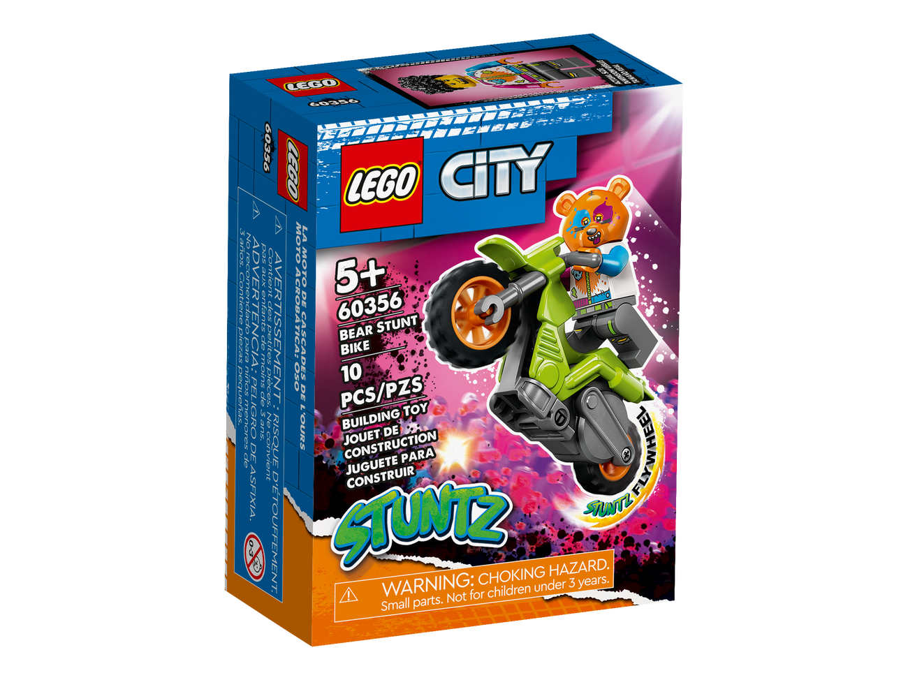 LEGO City Series 60356 Bear Stunt Bike