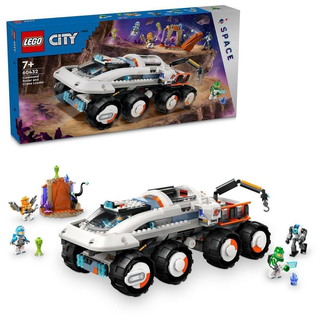 LEGO City Series 60432 Command Rover and Crane Loader