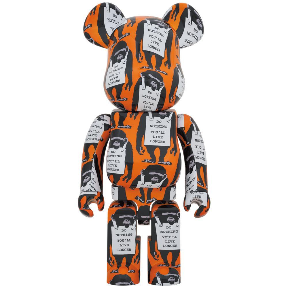 Medicom Be@rBrick BearBrick Monkey Sign 1000％