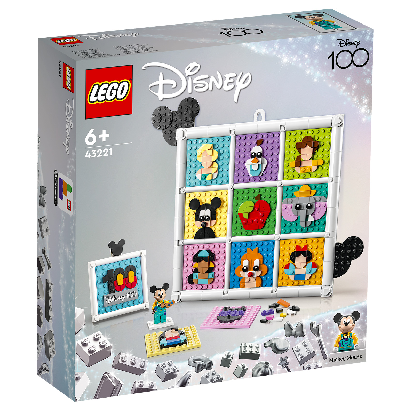 LEGO Disney Series 43221 100 Years of Disney Animation Icons