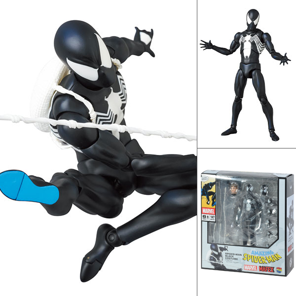 Medicom Toy Mafex No.147 Spider-Man Black Costume