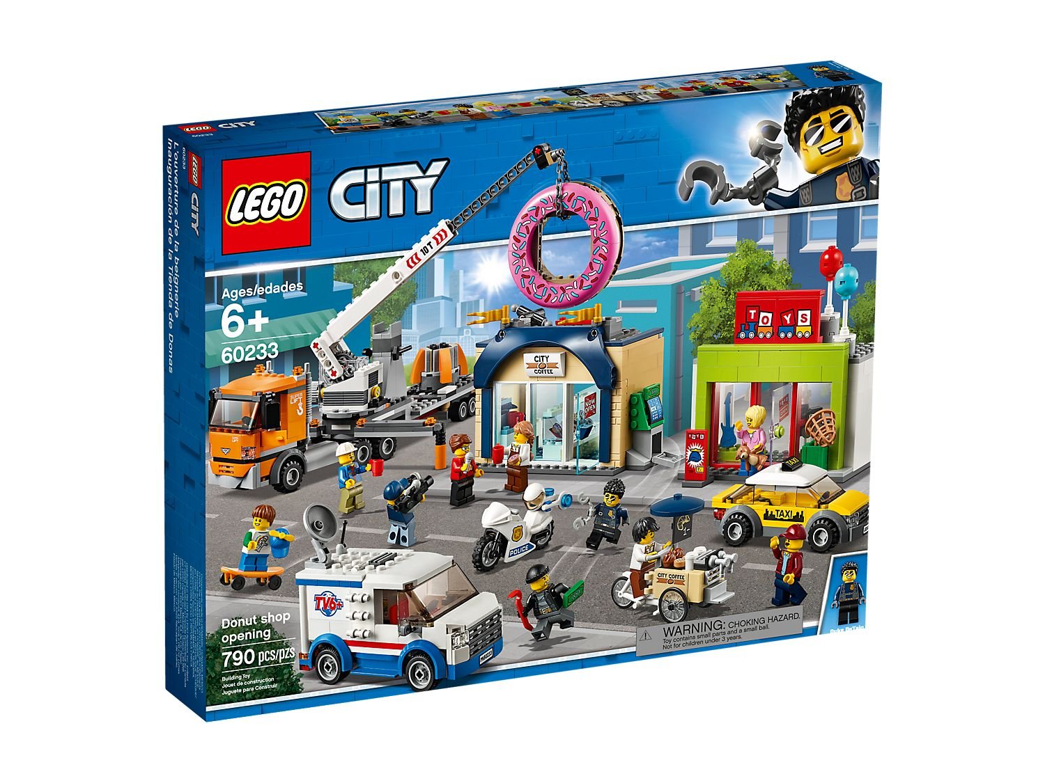 LEGO 60233 City Donut shop opening