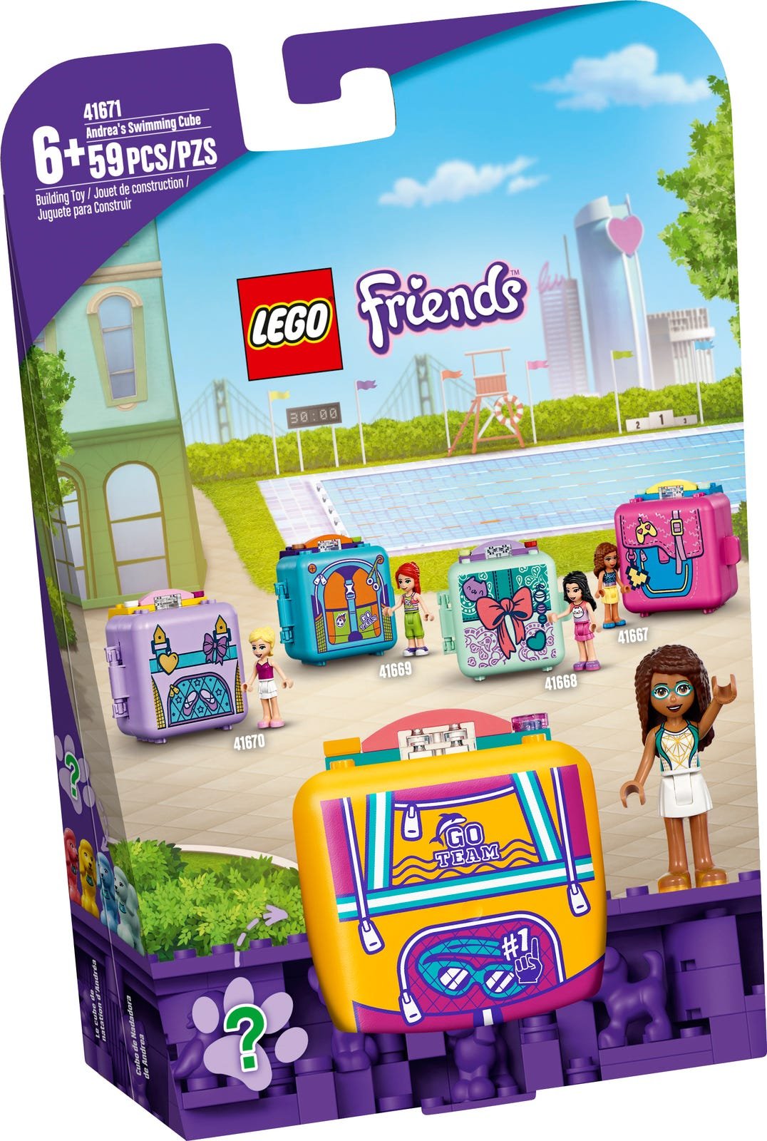 LEGO Friends Series 41671 Andrea's Swimming Cube