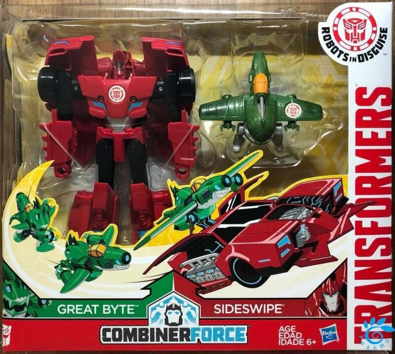 【Sale】 Transformers RID Robots in Disguise Combiner Force Great Byte + Sideswipe