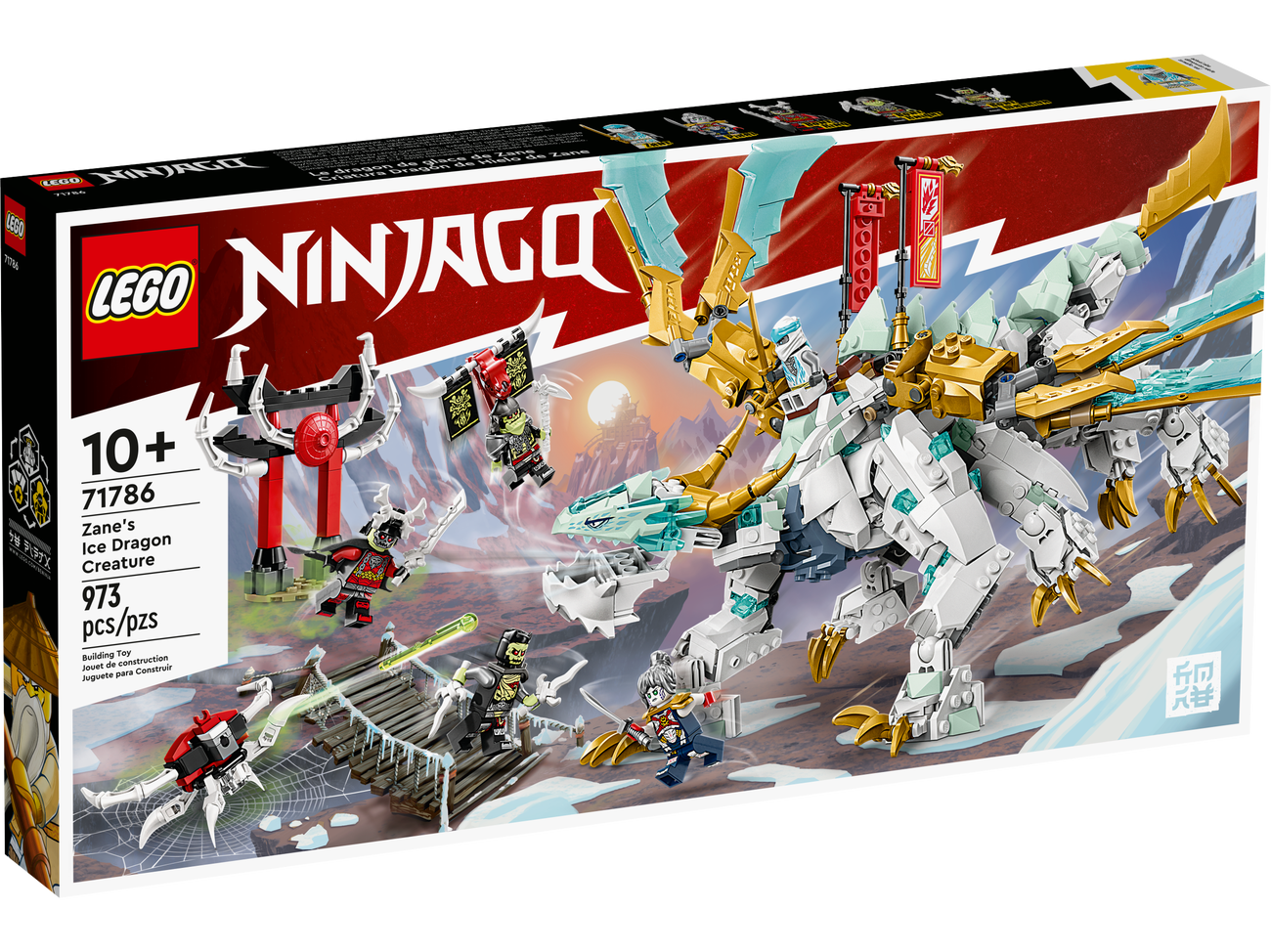 LEGO Ninjago Series 71786 Zane's Ice Dragon Creature